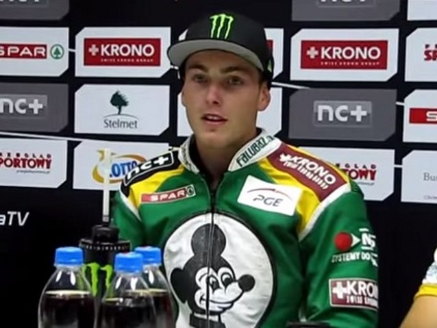 Darcy Ward podczas konferencji