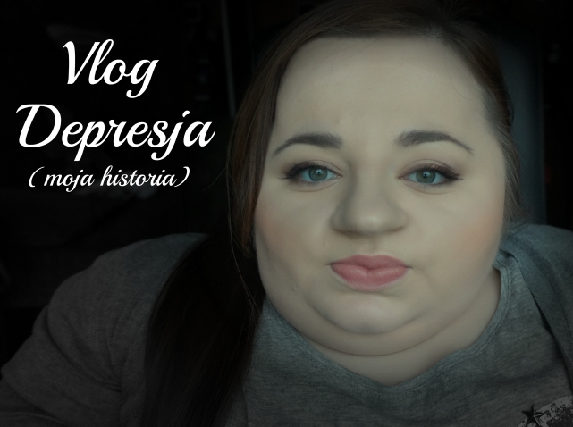 twarz Bogusi Siedleckiej, obok w lewym górnym rogu napis Vlog Depresja (moja historia)