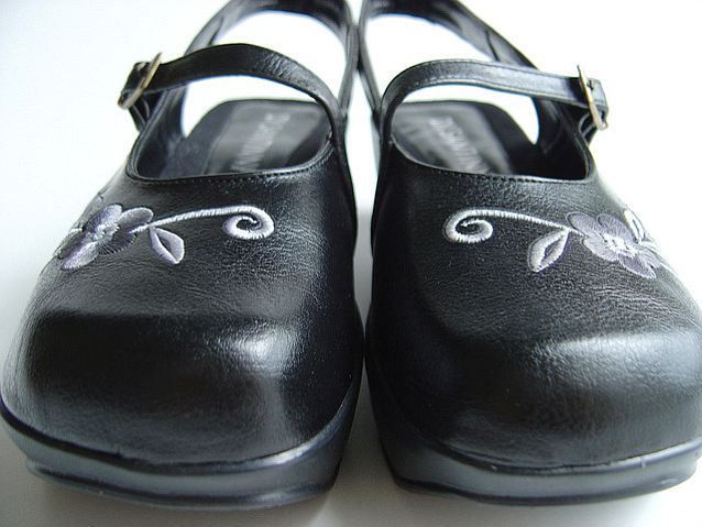Czarne damskie buty