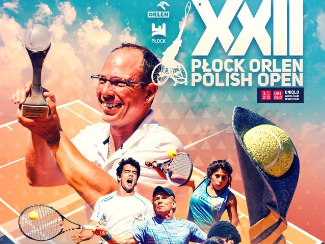 fragment plakatu zapraszającego na XXII PŁOCK ORLEN POLISH OPEN