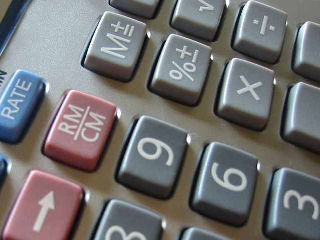 Przyciski kalkulatora