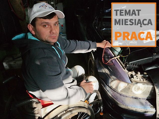 Kamil Więckiewicz - mechanik na wózku