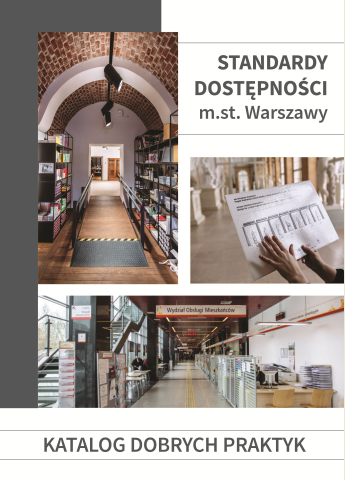 Okładka Publikacji standardy dostepnosci katalog dobrych praktyk