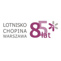 logo Lotnisko Chopina Warszawa 85 lat