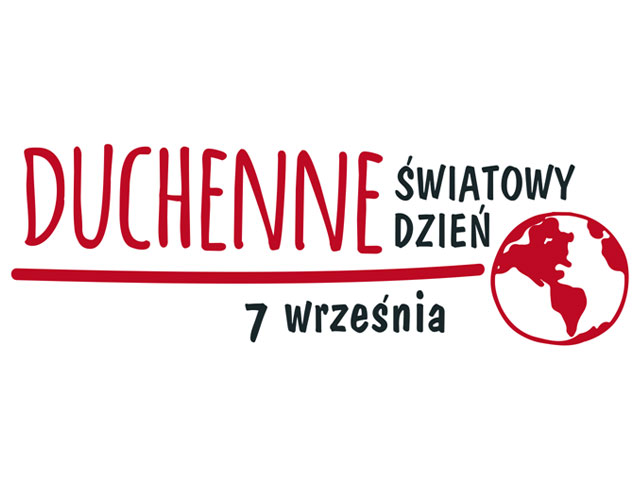 napis: Duchenne. Światowy Dzień. 7 września