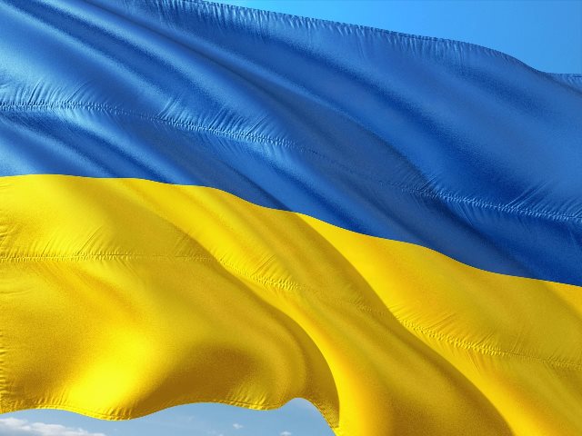 niebiesko żółta flaga ukrainy