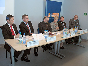 zdjęcie: konferencja otwierająca Centrum Integracja w Krakowie