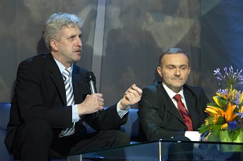 zdjęcie: zastępca Prezydenta m.st. Warszawy Jacek Wojciechowicz oraz Prezydent Gdyni Wojciech Szczurek