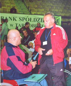 zdjęcie: trenerzy: Ryszard Tomaszewski, Aleksander Popławski
