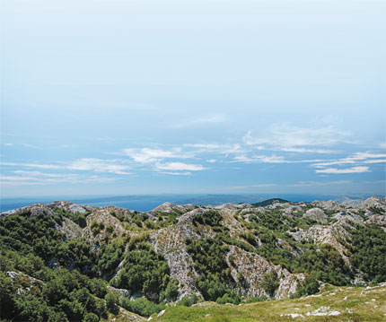 Chorwacja - góry i niebo. Fot.: Sławomir Piechota