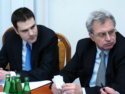 Piotr Sarnecki i Krzysztof Michalkiewicz, Fot.: Filip Miłuński