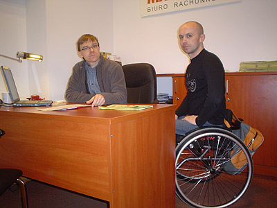 Na zdjęciu: Ryszard Szczygieł ze swoim pracodawcą