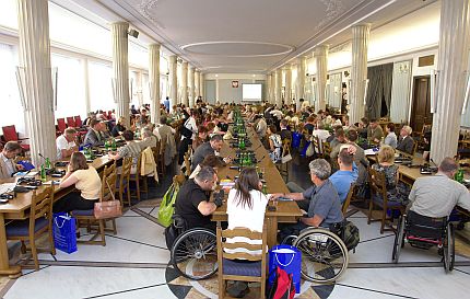 Na zdjęciu: Konferencja w Sali Kolumnowej Sejmu RP, fot: Piotr Stanisławski