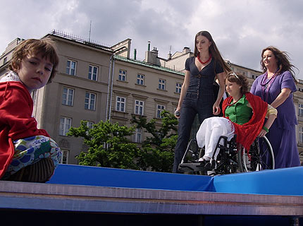 Na zdjęciu: Anna Maria Kobyłecka i Halina Młynkowa. Fot. Jagoda Remin 