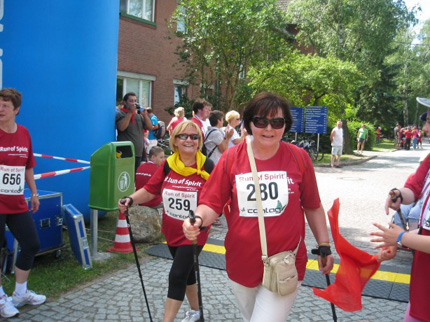 Uczestnicy Run of Spirit 2011 - nordic walking