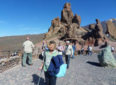 Na zdjęciu: Małgorzata Tokarska w Parku Narodowym Teide Teneryfa
