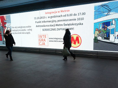 Zdjęcie promujące galerię Integracja w metrze