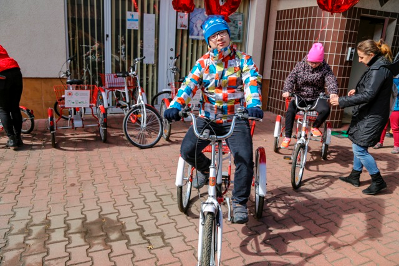 Zdjęcie promujące galerię Powstała setna wypożyczalnia rowerów trójkołowych [GALERIA]